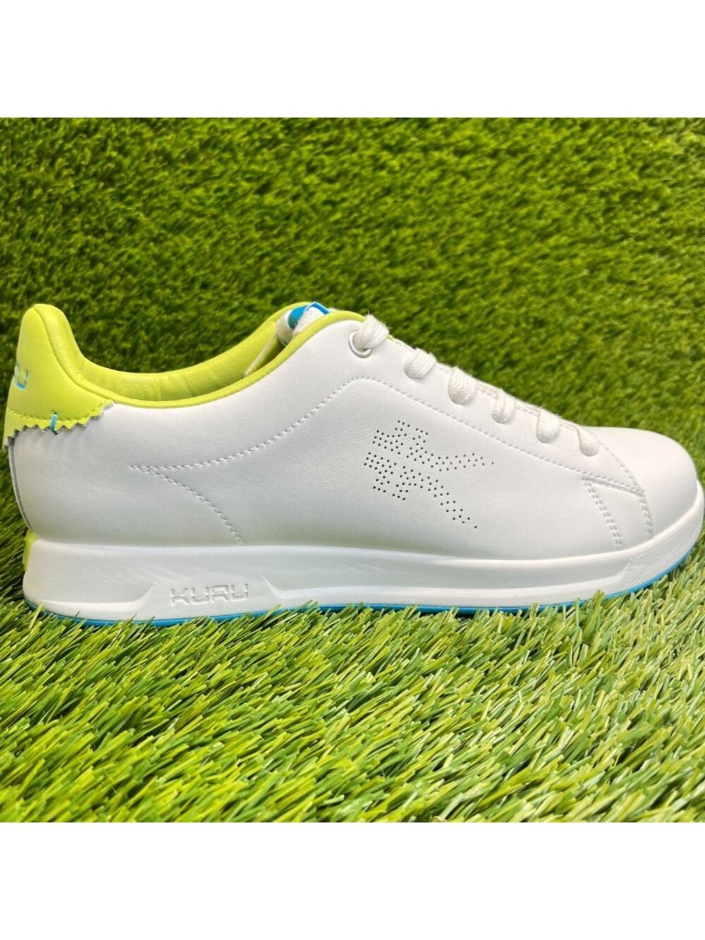 Kuru Roam Classic Court Womens Size 9.5 White Athletic Leather Shoes Sneakers